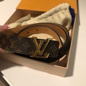 SOLD‼️LOUIS VUITTON 25mm Mini Monogram Canvas Belt